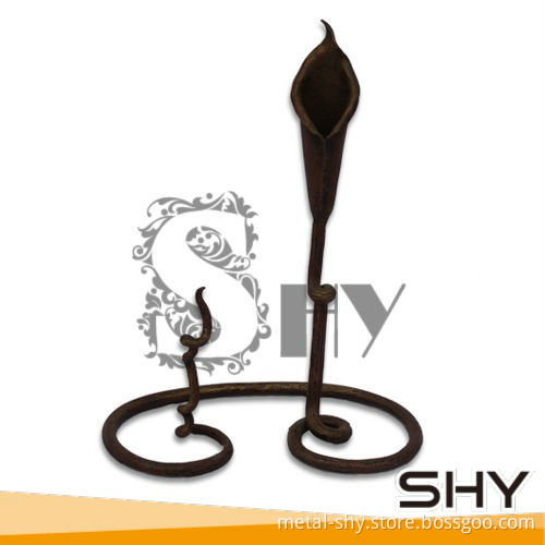 Candle holder Metal iron material for decoration